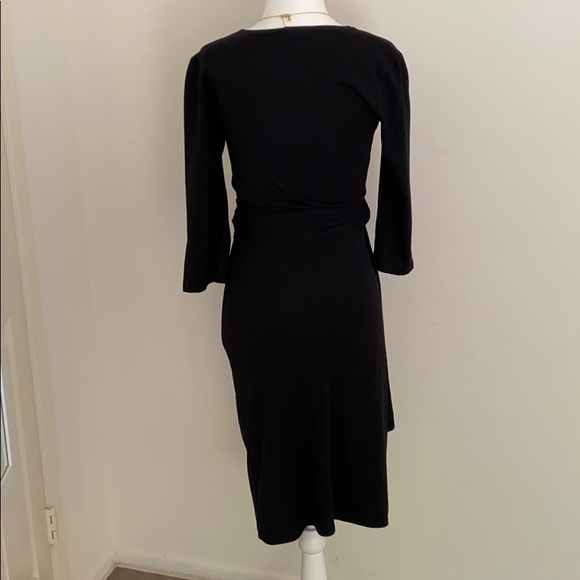 Peace by Lotta Stensson Black wrap dress - Picture 7 of 7